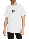 Bally Men's B-chain Logo Cotton T-shirt In White