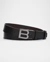 Bally Men's B-logo Reversible Leather Belt