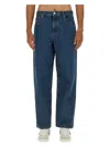 Bally Baggy Fit Jeans In Denim