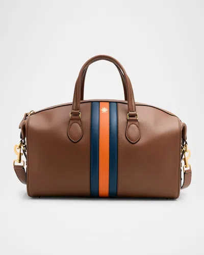 Bally Men's Beckett Leather Weekender Duffel Bag In Multicuerooro