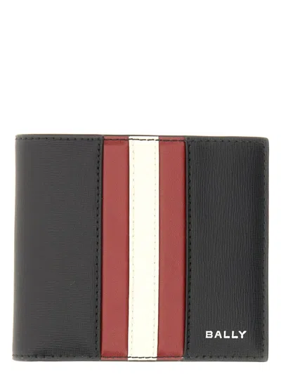 Bally Textured Bifold Wallet In Black