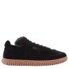 BALLY BALLY MEN'S BLACK CALF SUEDE PARREL SNEAKERS