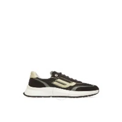 Bally Men's Black/sage/fossil Demmy Lace-up Sneakers