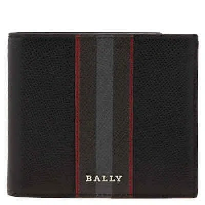 Pre-owned Bally Men's Brasai Leather Wallet In Black 603743