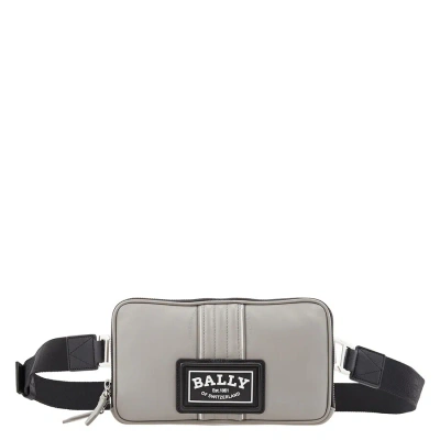 Bally Men's Breeze Antoo Logo Leather Belt Bag In Blue