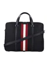 Bally Code Briefcase In Black Palladio