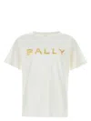 Bally Organic Cotton T-shirt With Metallic Gold Logo