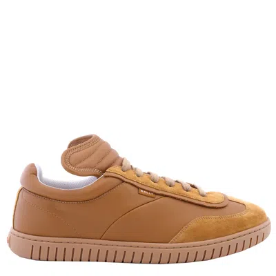 BALLY MEN'S DESERTO CALF SUEDE PARREL SNEAKERS