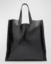 BALLY MEN'S EASY CALF LEATHER TOTE BAG