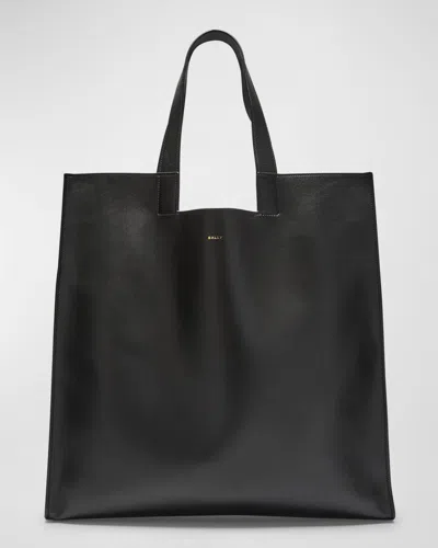 Bally Men's Easy Leather Tote Bag In Black Oro