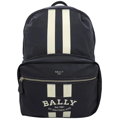 Bally Men's Fixie Nylon Backpack- Navy