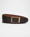 Bally Men's Ketter Reversible Smooth Leather Belt