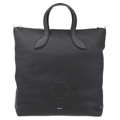 Bally Men's Leather Tote Bag In Black