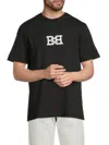 Bally Men's Logo Graphic Cotton T-shirt In Black