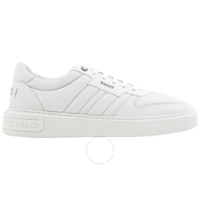 Bally Men's Maudo White Leather Low-top Sneakers