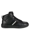 Bally Myles High-top Leather Sneakers In Black