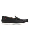 Bally Nadim Leather Loafers In Black