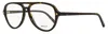 Bally Men's Pilot Eyeglasses By5031 052 Dark Havana 57mm In Multi