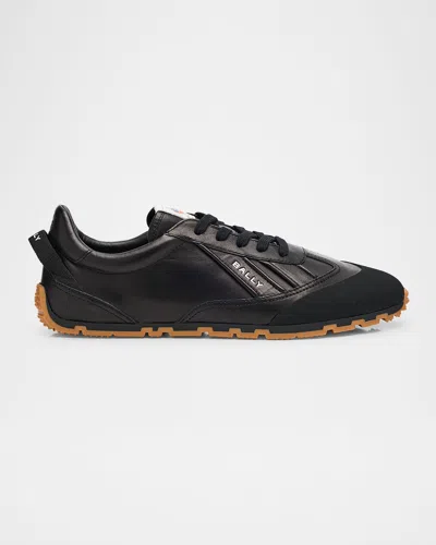 BALLY MEN'S QUARRY LEATHER LOW-TOP SNEAKERS