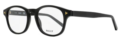 Bally Men's Rectangular Eyeglasses By5019 001 Black 50mm