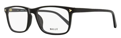 BALLY MEN'S RECTANGULAR EYEGLASSES BY5023H 001 BLACK 54MM
