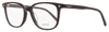 Bally Men's Rectangular Eyeglasses By5033h 069 Dark Brown 54mm In Multi