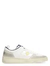 Bally Men's Riweira Leather Low-top Sneakers In White