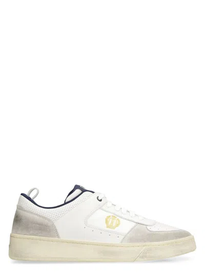 BALLY MEN'S RIWEIRA LEATHER LOW-TOP SNEAKERS