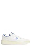 Bally Men's Riweira Leather Low-top Sneakers In White