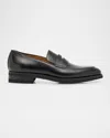 Bally Men's Samius Leather Penny Loafers In Black