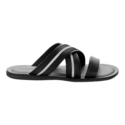 Bally Men's Sasha 6234150 Slide Sandals In Black
