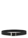 Bally "shiffie" Belt In Black
