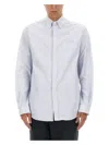 Bally Men's Shirt With Logo In Azure