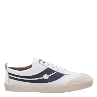 Bally Smake White Leather Low-top Sneakers