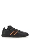 Bally Parrel Stripe-detailing Sneakers In Black