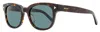 Bally Men's Soft Rectangular Sunglasses By0033h 54n Havana 51mm In Multi