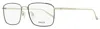 Bally Men's Thin Rectangular Eyeglasses By5027d 016 Palladium 55mm In Multi