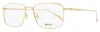 Bally By5027d Thin Metal Rectangular Eyeglasses In Transparent