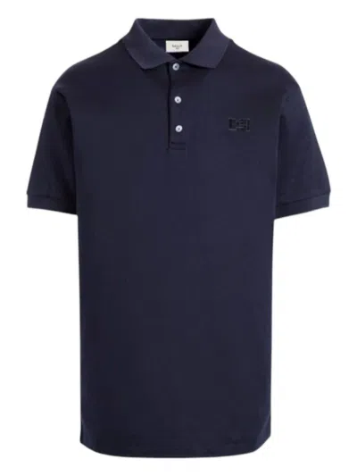 Bally Men's Tipped Regular Fit Polo Shirt In Ink In Blue