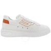 BALLY BALLY MEN'S TRIUMPH WHITE LEATHER SNEAKERS