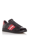 Bally Men's Tyger Low Top Sneakers In Black/candy
