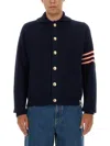 Bally Men's Wool Cardigan In Black