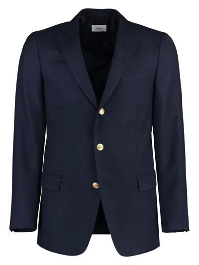 BALLY MEN'S WOOL SINGLE-BREASTED BLAZER