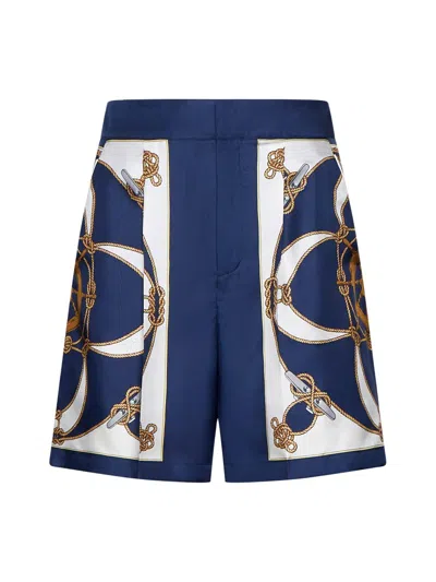 BALLY MID-RISE HELM-PRINTED SHORTS