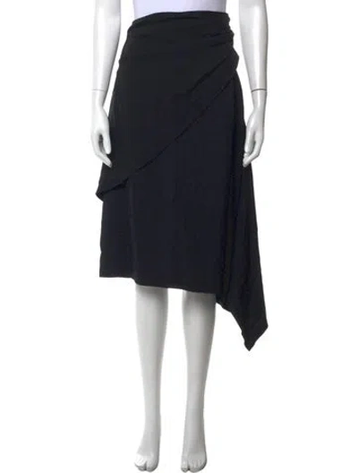Pre-owned Bally Midi Length Skirt In Black