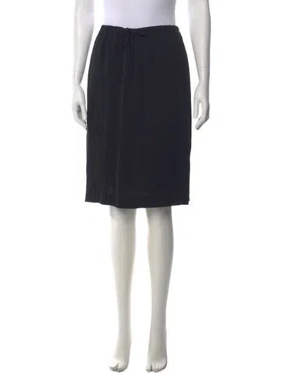 Pre-owned Bally Midi Length Skirt In Black