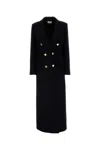 Bally Women's Midnight Wool Coat In Navy Blue