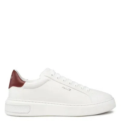 Bally Miky Leather Low-top Sneakers In White