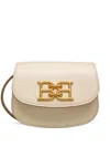 Bally Mini B-chain Foldover Clasp Leather Bag In Neutral