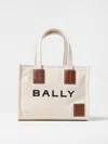 Bally Akelei Logo Printed Top Handle Bag In Natural
